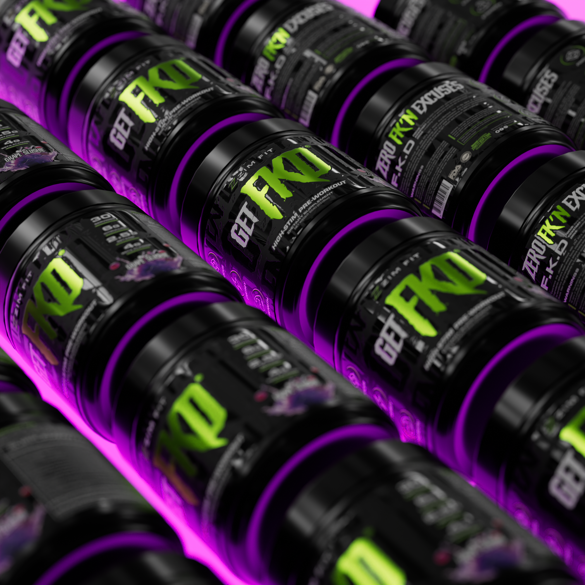 GET FKD GRAPE FLAVOR HIGH STIM